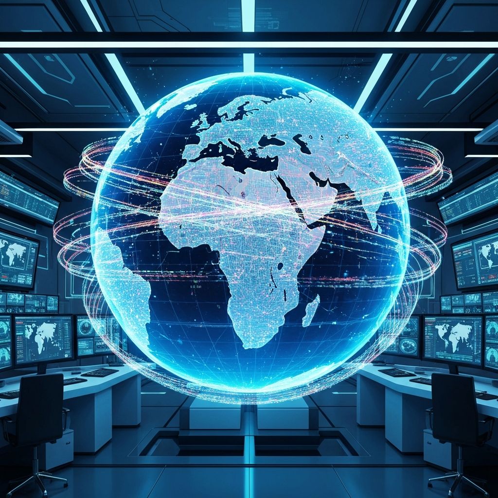 Earth logistics and global freight network